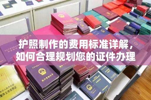 中方护照制作的费用标准详解，如何合理规划您的证件办理预算