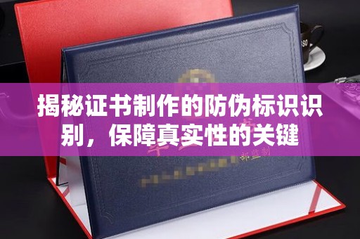 中方揭秘证书制作的防伪标识识别，保障真实性的关键