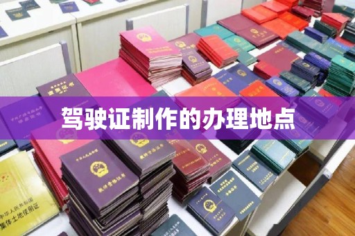 中方驾驶证制作的办理地点