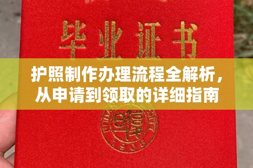 中方护照制作办理流程全解析，从申请到领取的详细指南