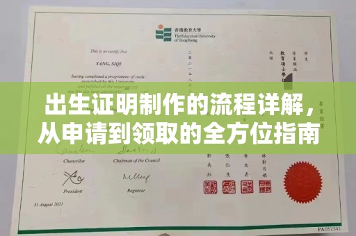 中方出生证明制作的流程详解，从申请到领取的全方位指南